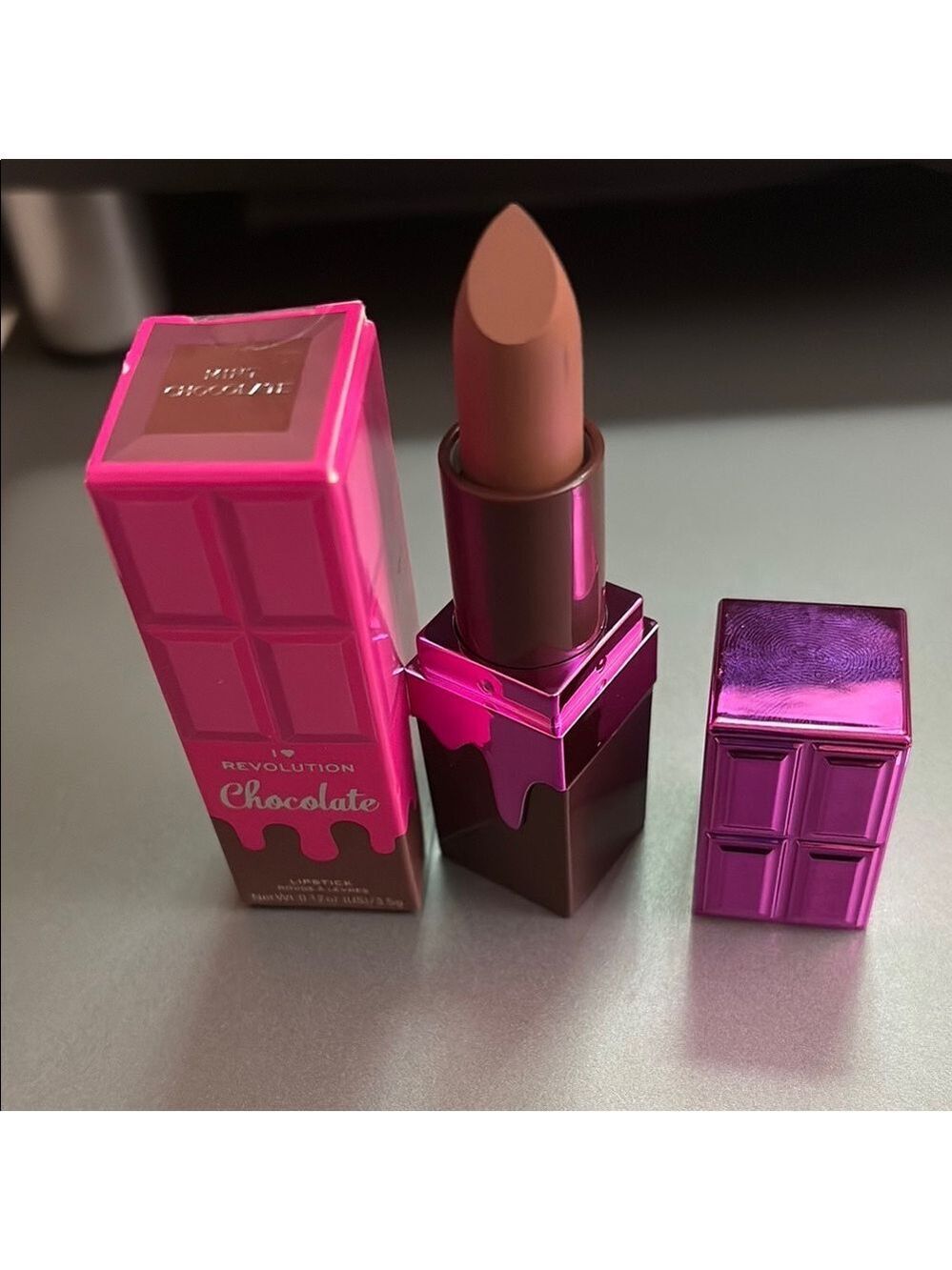 I ❤️ Revolution Chocolate Lipstick in Mint Chocolate NIB